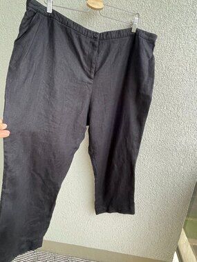 KIMINA Toronto Linen Pants, Size 18,  Made in Canada